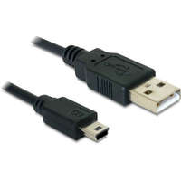 DeLock Delock DL82396 USB 2.0-A – USB Mini-B 5 tűs 0.70 m (apa / apa) kábel