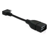 DeLock Delock 83104 mikro-B USB kábel forgatott -> USB2.0-A anya