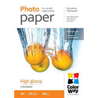 ColorWay ColorWay CW-PG180020A4 High Glossy fotópapír A4/20db fényes