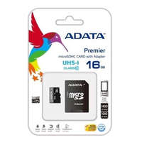 ADATA 16GB microSDHC ADATA CL10 + adapter (AUSDH16GUICL10-RA1)