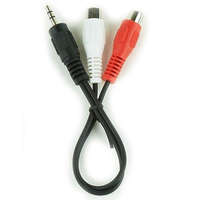 Gembird Gembird Cablexpert audio kábel Jack 3.5mm Male --> 2x RCA (CINCH) Female 20cm (CCA-406)