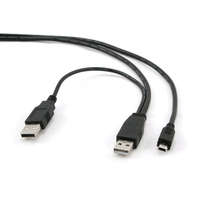 Gembird Gembird Cablexpert USB A-type mini male --> Dual USB A-type male 90 cm (CCP-USB22-AM5P-3)