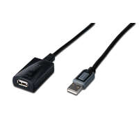 Digitus Digitus kábel repeater USB 2.0 1x male USB A-type, 1x female USB A-type 10m (DA-73100)