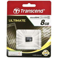 Transcend 8GB microSDHC Transcend Class10 memoriakártya (TS8GUSDC10)