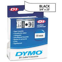 DYMO DYMO "D1" Feliratozógép szalag 19 mm x 7 m fekete-fehér (GD45803)