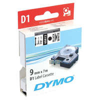 DYMO DYMO "D1" Feliratozógép szalag 9 mm x 7 m fekete-fehér (GD40913)