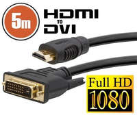 PRC PRC Delight HDMl - DVI-D kábel 5m OEM (20382)