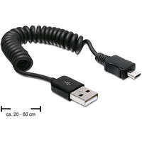 DeLock Delock DL83162 USB 2.0 A male --> USB micro-B male spirál kábel