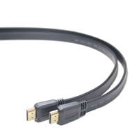Gembird Gembird Cablexpert HDMI male-male lapos kábel 1m fekete (CC-HDMI4F-1M)