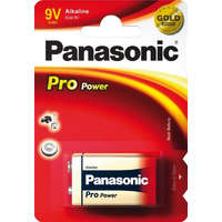 Panasonic Panasonic Alkaline Pro Power 9V elem (1db / blister) (6LR61PPG/1BP)