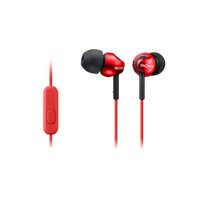 Sony Sony MDR-EX110AP fülhallgató piros (MDREX110APR.CE7)