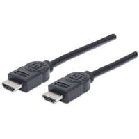 Manhattan Manhattan kábel HDMI (Male) - HDMI (Male) 1.8m fekete (306119)