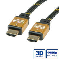 Roline Roline HDMI Gold High Speed kábel 1.0 m (11.04.5561-20)