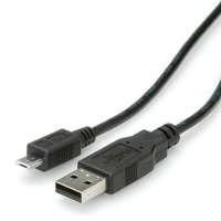 Roline Roline USB 2.0 A --> USB micro B összekötő kábel 80 cm (11.02.8754-10)