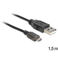 DeLock Delock 83272 USB 2.0-A male > USB micro-B male LED indicator kábel 1.5 m