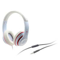 Gembird Gembird MHS-LAX-W Los Angeles sztereó headset+mikrofon+hangerőszabályozó fehér