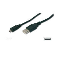 Assmann Assmann USB A --> mini USB összekötő kábel 1.8m (AK-300130-018-S)