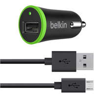 Belkin Belkin 2A microUSB mobiltelefon autós töltő (F8M668BT04-BLK)