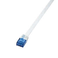 LogiLink LogiLink U/UTP SlimLine lapos patch kábel Cat.6 3m fehér (CF2061U)