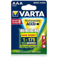 Varta Varta Ready To Use AAA Ni-Mh 800 mAh ceruza akku (4db/csomag)