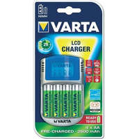 Varta Varta LCD akku töltő + AA 2600 mAh 4db akkuval + 12V + USB (57070201451)