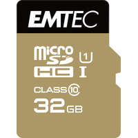 Emtec 32GB microSDHC Emtec Gold+ CL10 + adapter (ECMSDM32GHC10GP)