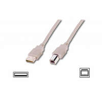 Assmann Assmann USB A-B összekötő kábel 3m (AK-300102-030-E)