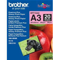 Brother Brother Premium Plus BP71 A3 fotópapír 20 lap/csomag (BP71GA3)
