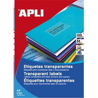 APLI APLI 210x297 mm etikett, poliészter, időjárásálló, matt, attetsző 100 darab (LCA11919)