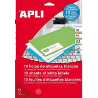 APLI APLI 105x148 mm univerzális etikett, 40 darab (LCA12919)