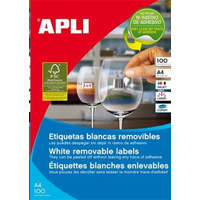 APLI APLI 38x21.2 mm univerzális etikett, eltávolítható 6500 darab (LCA03052)