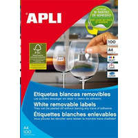 APLI APLI 48.5x25.4 mm univerzális etikett, eltávolítható 4400 darab (LCA03054)