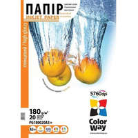 ColorWay ColorWay PG180020A3+ fotópapír fényes 180g A3+ 20 lap