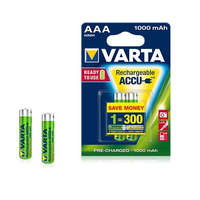 Varta Varta Ready To Use AAA Ni-Mh 1000 mAh ceruza akku (2db/csomag)
