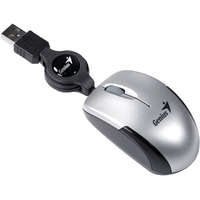Genius Genius Micro Traveler V2 egér ezüst USB (31010125106 / 31010125102)