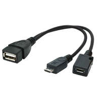 Gembird Gembird Cablexpert USB OTG AF + Micro BF --> Micro BM 15cm (A-OTG-AFBM-04)
