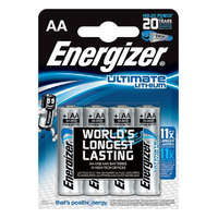 Energizer Energizer Ultimate Lithium AA L91 ceruzaelem (4db/csomag) (7638900262643)