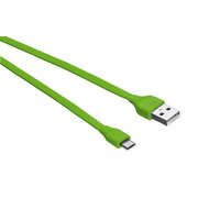 Trust Trust Urban lapos Micro-USB - USB adat/töltőkábel 1m zöld (20138)