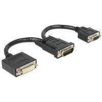 DeLock Delock 65555 DMS-59 apa -> DVI 24+5 anya + VGA anya 20 cm adapter