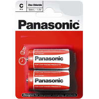 Panasonic Panasonic 1.5V C elem cink-mangán (2db / csomag) (R14R-2BP)