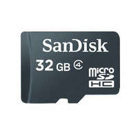 Sandisk 32GB microSDHC Sandisk CL4 + adapter (SDSDQM-032G-B35A)