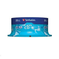 Verbatim Verbatim 80&#039;/700MB 52x CD lemez Crystal (AZO) hengeres 25db/cs (43352)