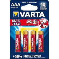 Varta Varta MaxTech Alkáli elem AAA/LR3 1.5 V (4db/csomag) (4703101404)