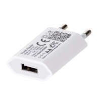Akyga Akyga USB-s hálózati töltő adapter USB 5V/1A fehér (AK-CH-03WH)