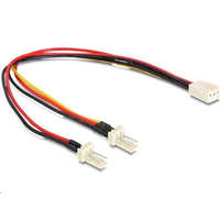 DeLock Delock 89343 molex 3 pin anya > 2 x molex 3 pin apa (ventilátor), 22 cm