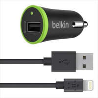 Belkin Belkin BOOST UP autós töltő 12 watt/2.4 Amp (F8J121bt04-BLK)
