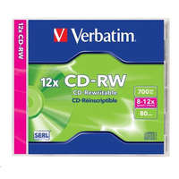 Verbatim Verbatim SERL 80&#039;/700MB 8-12x CD-RW normál tok (43148)