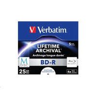 Verbatim Verbatim M-Disc BD-R 25GB 4x Blu-Ray lemez nyomtatható 1 darab (43823)