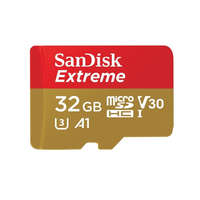 Sandisk 32GB microSDHC Sandisk Extreme U3 V30 UHS-I Class 10 (SDSQXAF-032G-GN6MA / 173420)