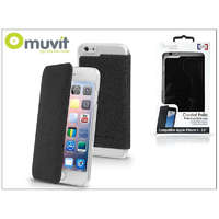 Muvit Muvit Crystal Folio Apple iPhone 6 Plus/6S Plus flip tok fekete (I-MUCRF0022)